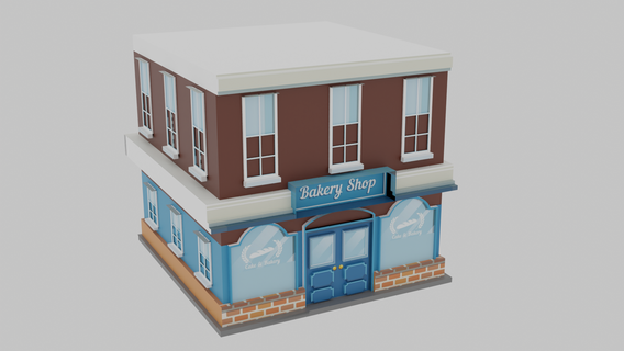 bakery shop 3d print model - Mito3D