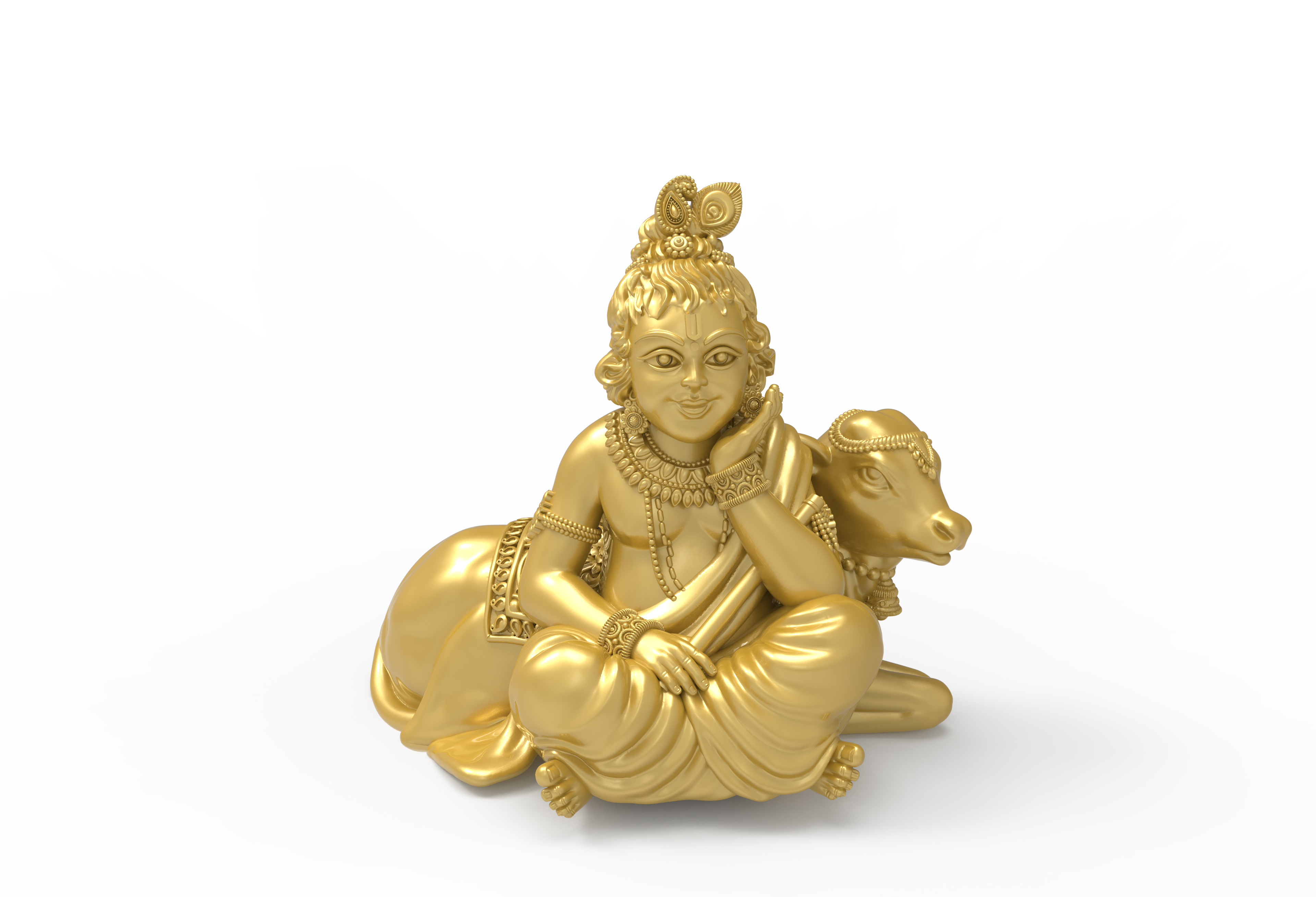 bal Krishna buzağı küçük küçükkrishna gopal 3d dosya 3D print model - Mito3D