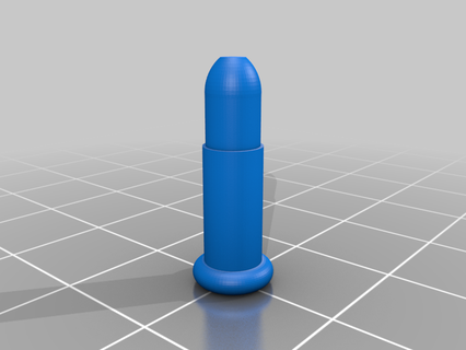 bala calibre 22 juego bang de dados 3d printing 3d print model - Mito3D