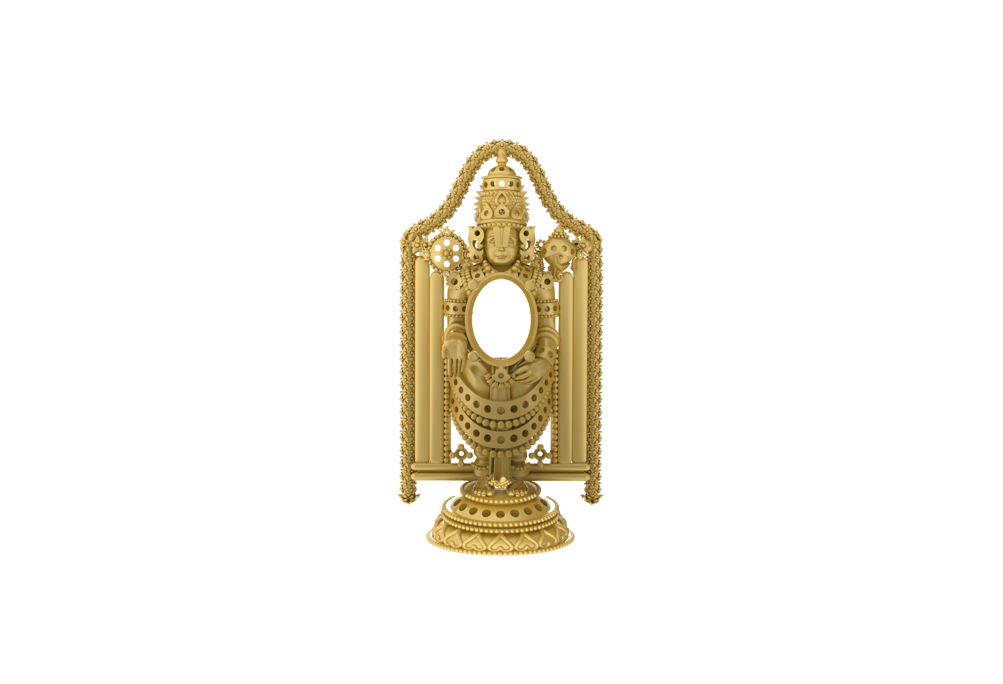 balaji 3d fichier joyau pendentif stl bijoux goujat or signé 3D print model - Mito3D