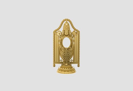 balaji 3d fichier joyau pendentif stl bijoux goujat or signé 3d print model - Mito3D