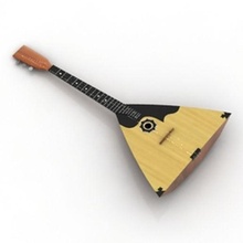 balalaika musical instrument musique 3d print model - Mito3D