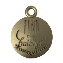 balance pendant jewelry sentence sign 3d print model - Mito3D