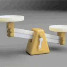 la balanza gadget de herramienta peso juguete los platos escala equilibrio 3d print model - Mito3D
