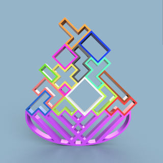 equilibrio juego tetris partes equilibrar tablero 3d print model - Mito3D