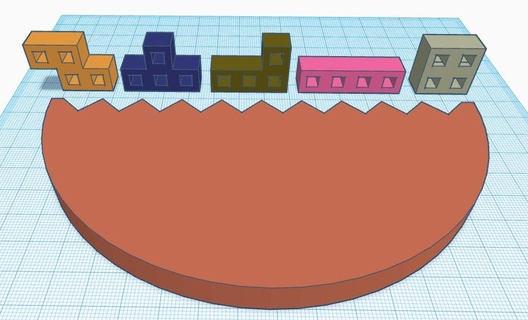 equilíbrio brinquedo ocd tetris Saldo Diversão crianças 3d print model - Mito3D