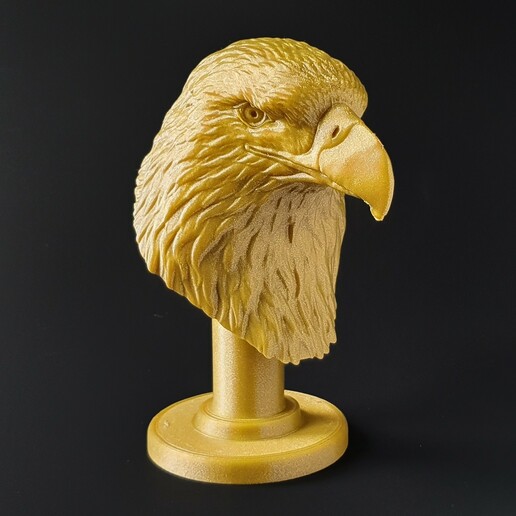 bald eagle animal lion elephant head statue giraffe 3D print model - Mito3D