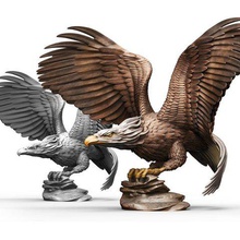 bald eagle not support printing game prey animals ikea birds 3d print model - Mito3D