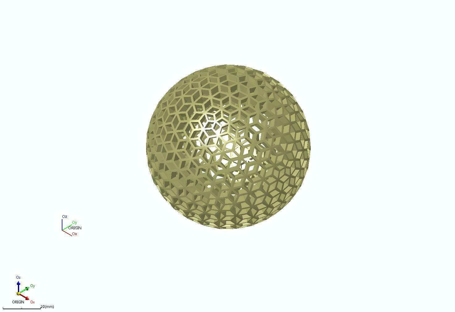 Ball 3D print model - Mito3D
