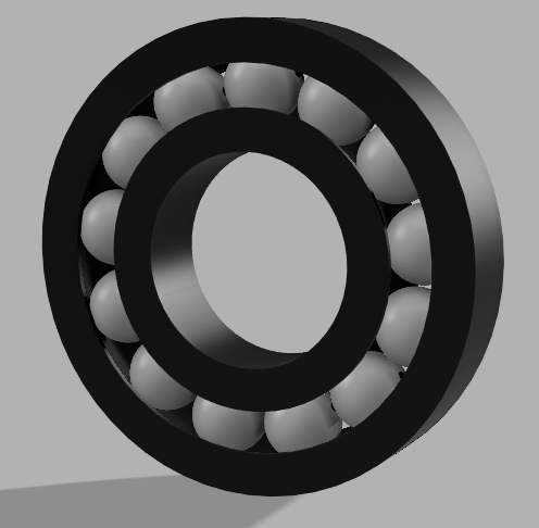 ball bearing 3D print model - Mito3D