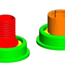 ball bearing 2cm tube white geeetech 3d_printer_accessories 3d print model - Mito3D
