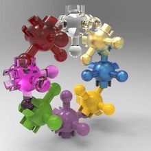 pelota blox desafío enchufe construcción conjuntos juguetes juguetes_construccion 3d print model - Mito3D