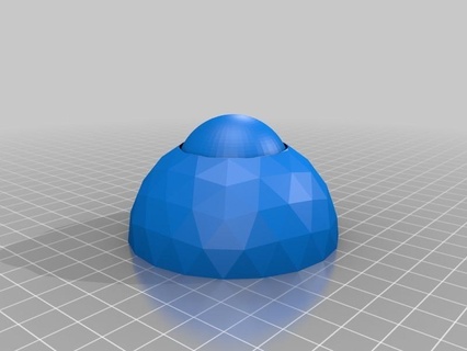pelota castor 3d rodamiento curación makerbot juguete 3d print model - Mito3D