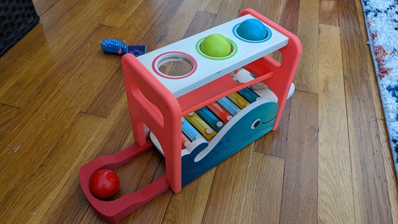 Balle capture xylophone laissez tomber jouet gadget 3d print model - Mito3D