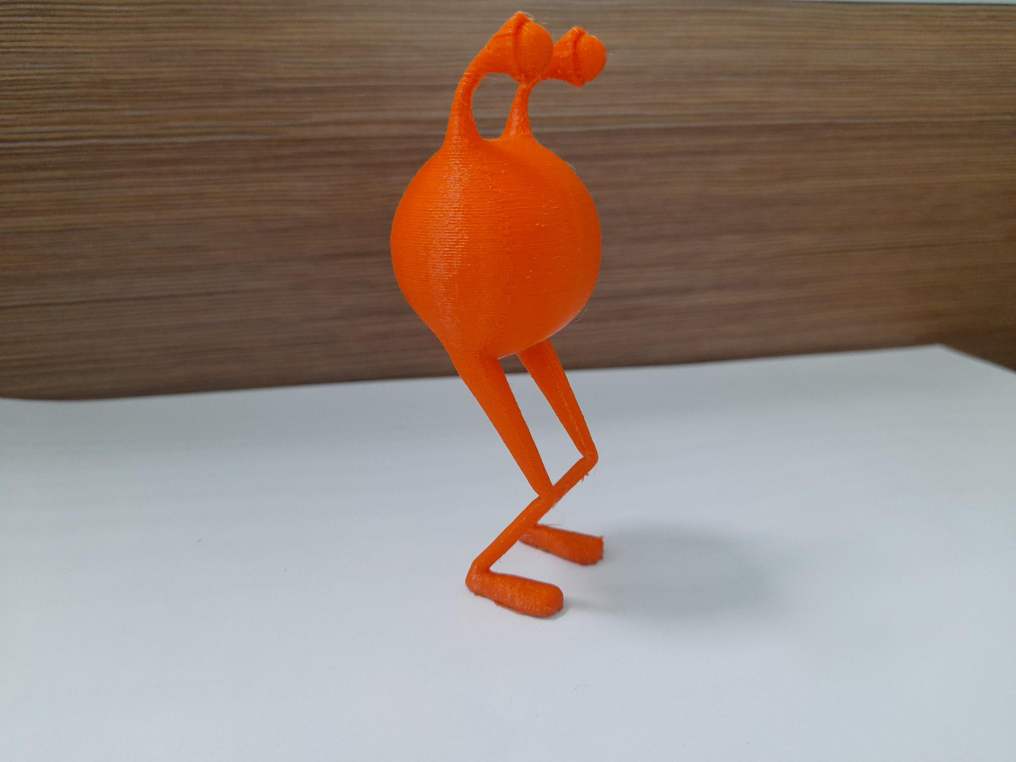 ball character sculpture toy 3D print model - Mito3D