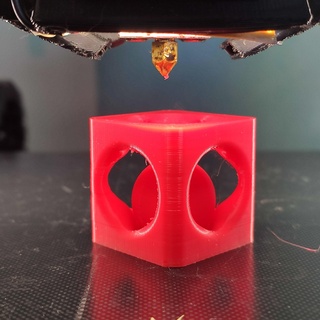 ball cube unnecessary test 3d print model - Mito3D