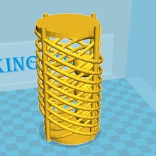 ball cylinder balls spiral platform 3d print model - Mito3D