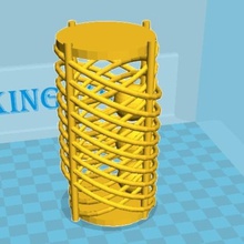 Ball Zylinder Bälle Spiral Plattform 3d print model - Mito3D