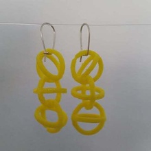 ball earrings jewelry wearable 3d print model - Mito3D