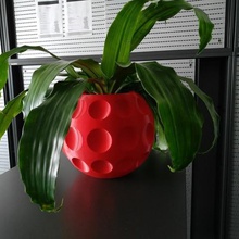 palla vaso di fiori casa arredamento blumentopf 3d print model - Mito3D