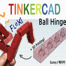 top menteşe temel tinkercad sanat modelleri hareketli hareket ettirin esnek flexi eunny 3d print model - Mito3D