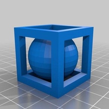 ball ina box thing 3d print model - Mito3D