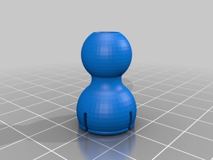 Balle mixte trou DIY 3d print model - Mito3D