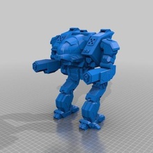 la articulación de rótula apoyador mech juego balljoint mechwarrior warrior robot 3d print model - Mito3D