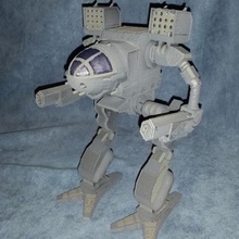 ball joint mad cat mech game mechanical mechwarrior robot 3d print model - Mito3D