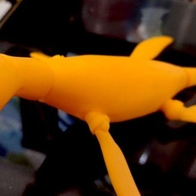 ball jointed pliosaur art animal toy paleontology dinosaur 3d print model - Mito3D