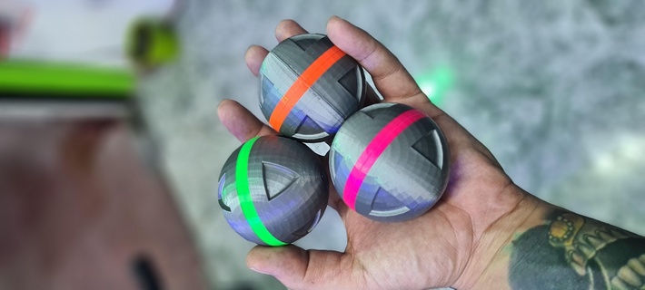 Ball Jonglieren Bälle Spaß Kunst 3d print model - Mito3D