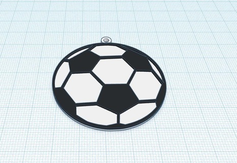 Ball Schlüsselbund 3d print model - Mito3D