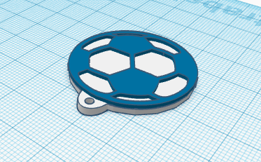 Ball Schlüsselbund Welt Fußball 3d print model - Mito3D