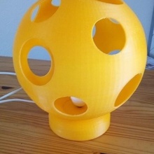ball lamp home design gadget light 3d print model - Mito3D