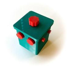 ball lock puzzle brainteaser 3d print model - Mito3D