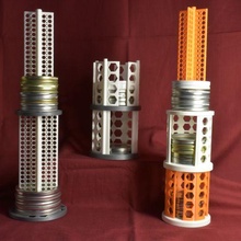 ball mason canning jar stackable lid holder locking towers reusable storage kitchen diy hexagons interlocking wide mouth regular 3d print model - Mito3D