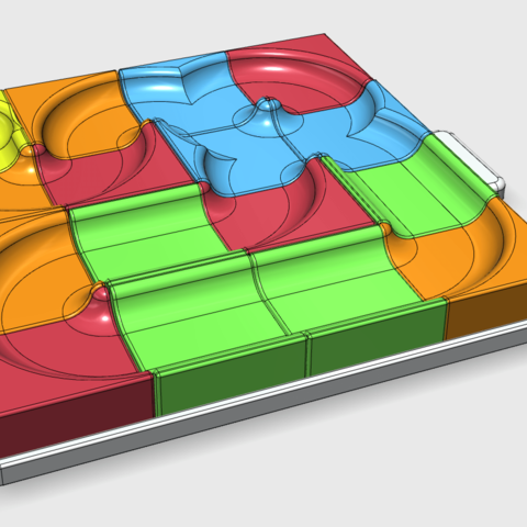 boule labyrinthe jeu jouet montessori 3D print model - Mito3D