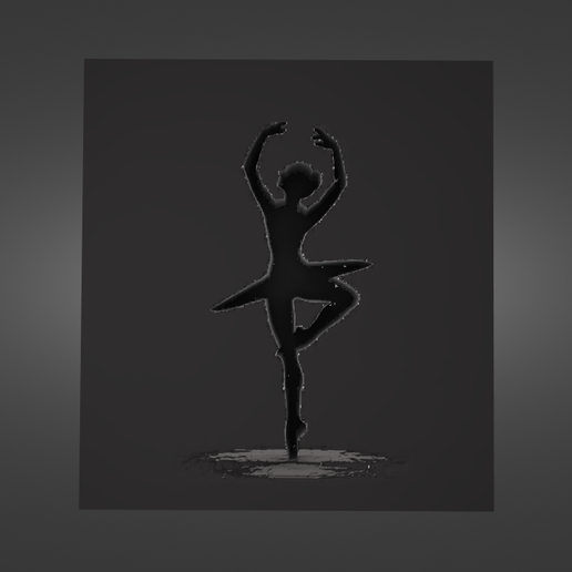 ballerina 3D print model - Mito3D
