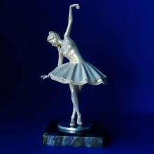 ballerina 2 art miniature figurine sculpture maiden lady girl female woman character person people ballet dance 3d print model - Mito3D
