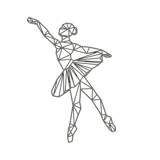 ballerina arredamento 3D print model - Mito3D