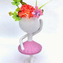 ballerina vaso fiori arte 3d print model - Mito3D