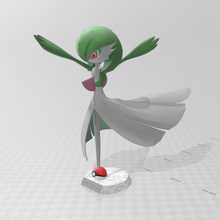 ballerina gardevoir gioco Pokemon 3d print model - Mito3D