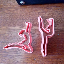 ballerine cortante galletita ballerino acuto biscotto massa taglierina 3d print model - Mito3D