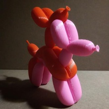 ballon chiens art toy de la décoration 3d print model - Mito3D