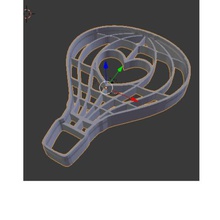 pallone cuore cookie cutter mondo casa i 3d print model - Mito3D