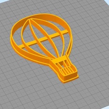 balloon - globe cookie cutter home terracing 3d print model - Mito3D