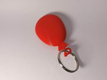 balloon airtag keychain apple balon hidden decoration keyring tracking party personalization 3d printing 3d print model - Mito3D