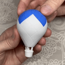 ballon boîte art engagement l'amour jouet 3d print model - Mito3D