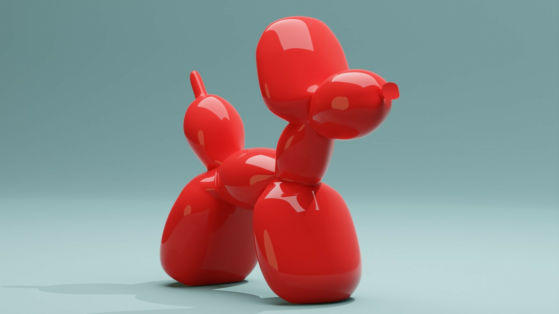 ballon chien 3D print model - Mito3D