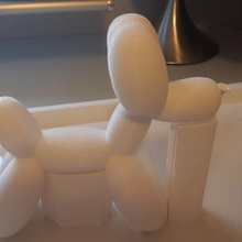 Ballon-Hund verschiedene 3d print model - Mito3D